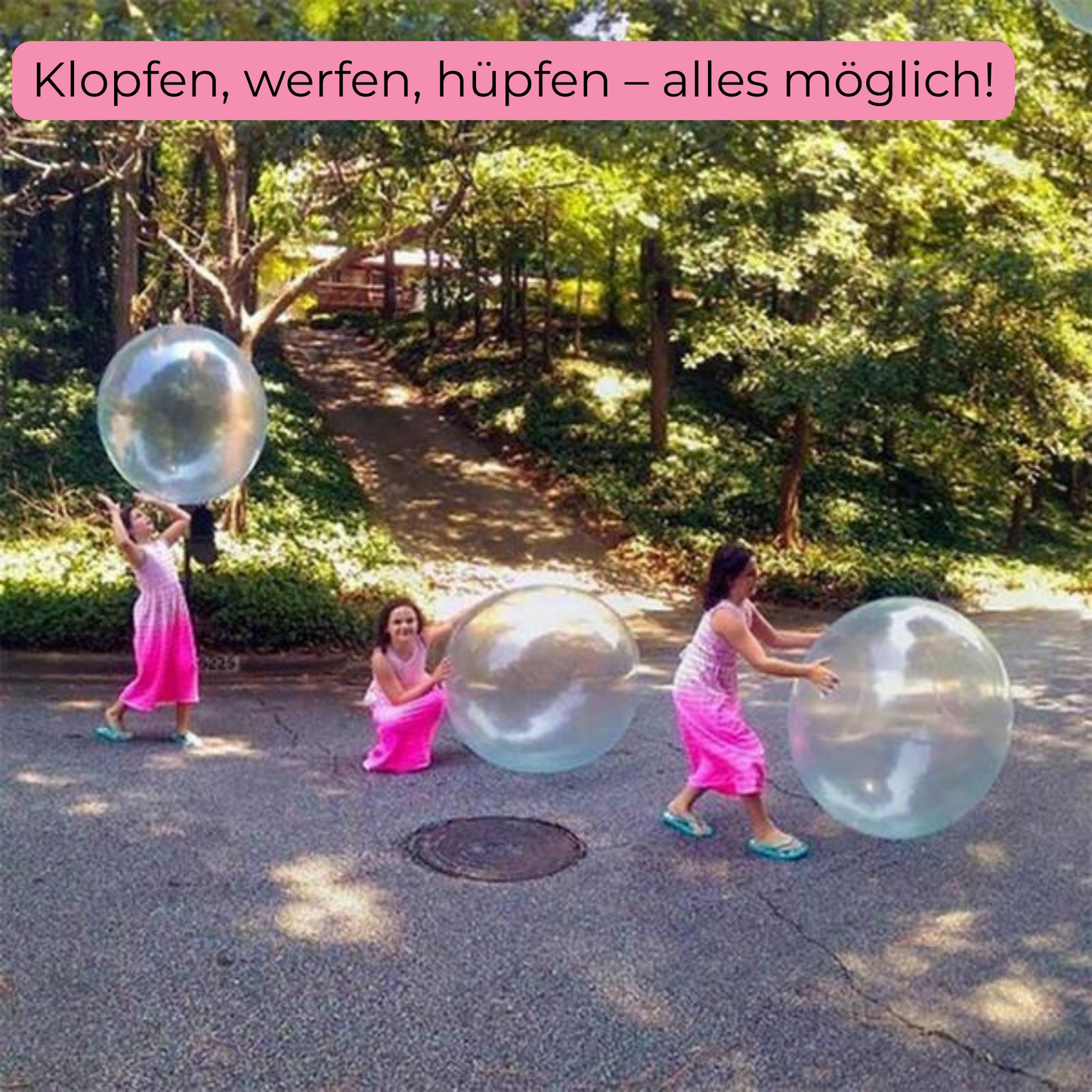 Bubbloon™ – The inflatable bubble ball for water, fun &amp; action!